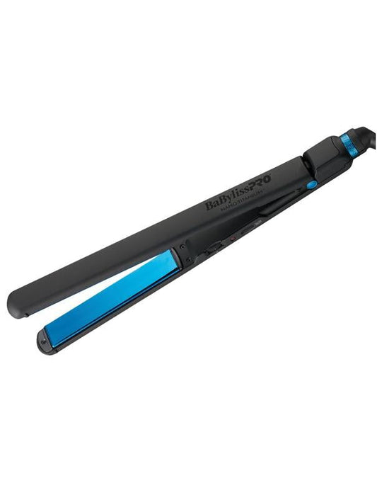 BabylissPro Nano Titanium Ultra Slim Flat Iron Midnight Blue 1