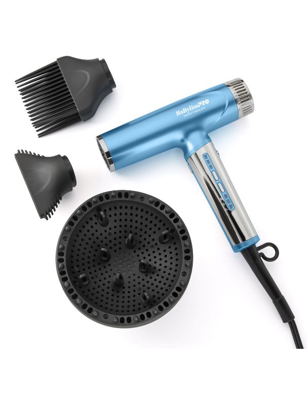 BaBylissPRO Nano Titanium High-Speed Nano Light Hairdryer (Blue)