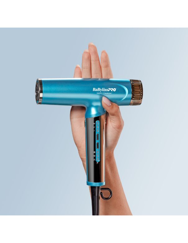 BaBylissPRO Nano Titanium High-Speed Nano Light Hairdryer (Blue)