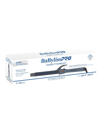 BaBylissPRO Nano Titanium PrecisionGrip Curling Iron 1