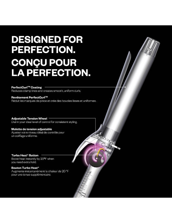BaBylissPRO Nano Titanium PrecisionGrip Curling Iron 1-1/4