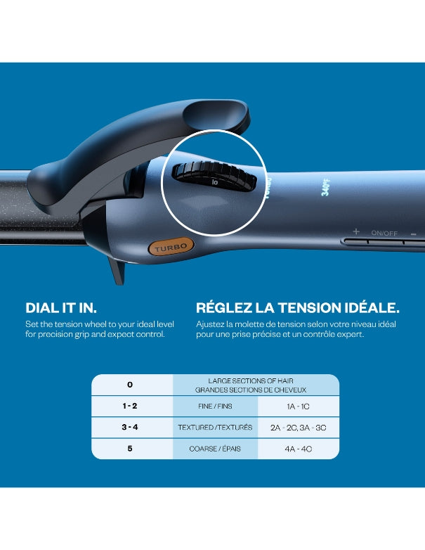BaBylissPRO Nano Titanium PrecisionGrip Curling Iron 1-1/4