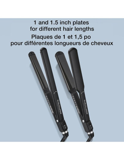 BaBylissPRO Nano Titanium Ultra Slim Flat Iron 1-1/2 - Black