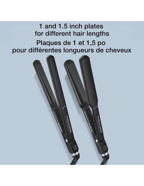 BaBylissPRO Nano Titanium Ultra Slim Flat Iron 1inch - Black