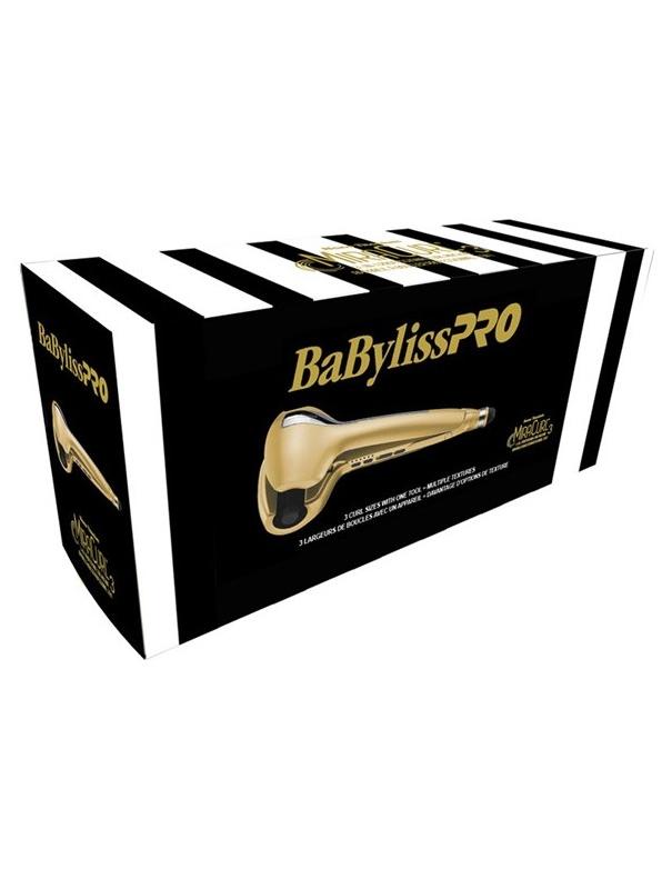 BaBylissPRO MiraCurl 3-in-1 Curl Machine Gold