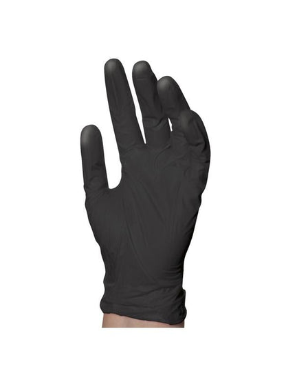 BabylissPro Disposable Nitrile Gloves Large Black