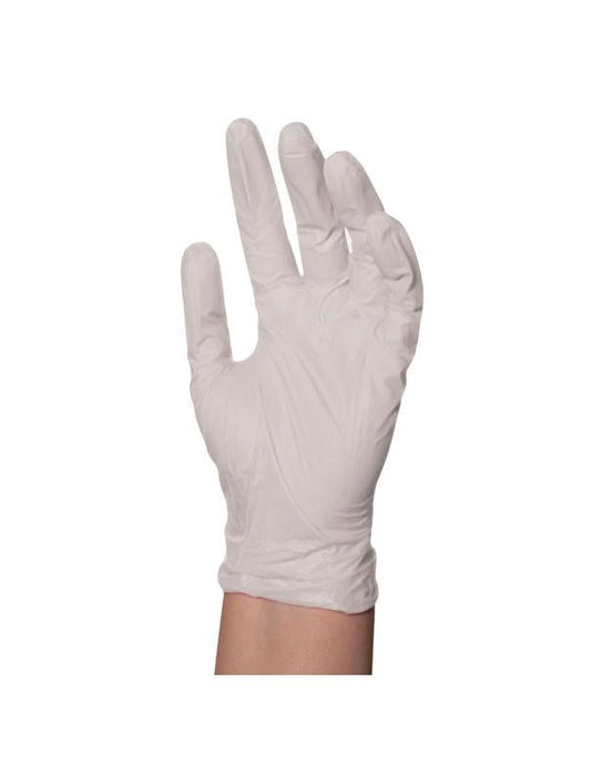 BabylissPro Disposable Vinyl Gloves Medium White
