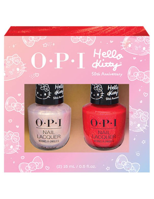 Duo de vernis OPI Hello Kitty 50e anniversaire