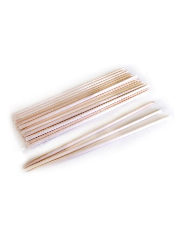 Bâtonnets de bouleau Silkline à pointes biseautées 7 (17,5 cm) - Sachet de 144
