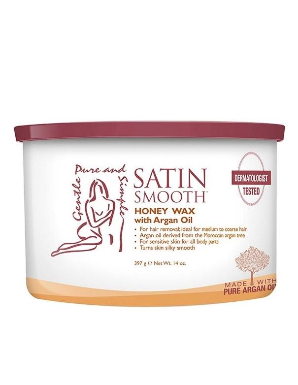 Satin Smooth Honey & Argan Oil Wax - 397g - SSW14HAG