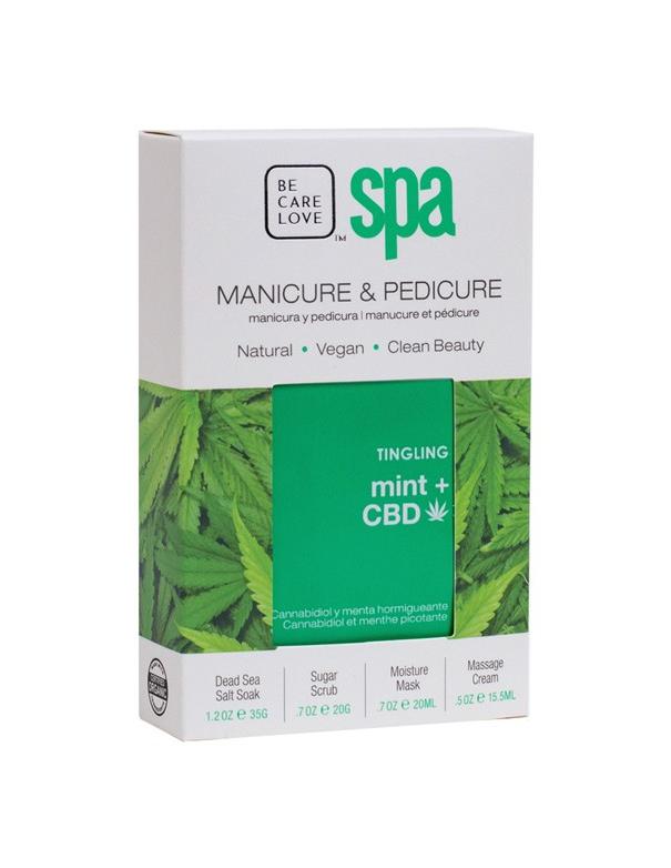 Be Care Love Spa Single Use Packette Box - Tingling Mint CBD