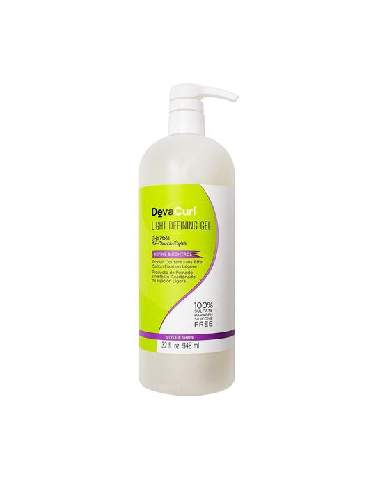 DevaCurl Light Defining Gel Soft Hold No-Crunch Style - 946ml