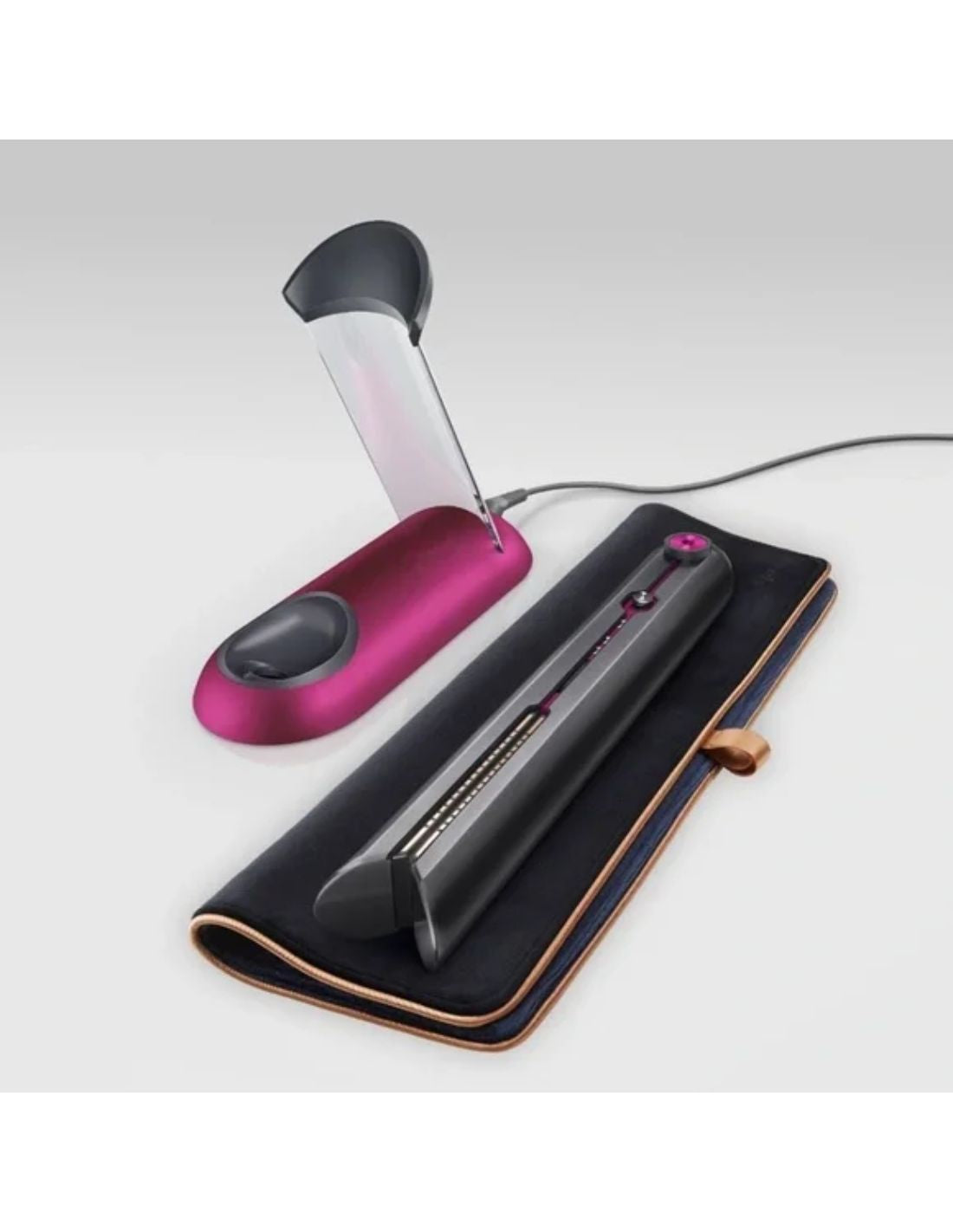 Dyson Corrale Straightener Black Nickel Fuchsia - REFURBISHED BY DYSON