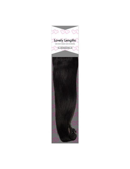 Lovely Lengths Clip-In Extensions 16 Inch 1 Black