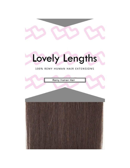Lovely Lengths Clip-In Extensions 16 Inch 2 Dark Brown