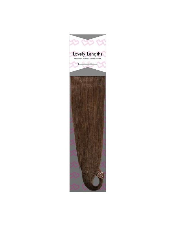 Lovely Lengths Clip-In Extensions 16 Inch 8 Honey Brown