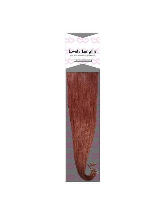 Extensions à clips Lovely Lengths 16 pouces 33 Rouge