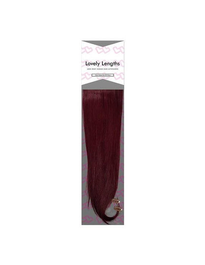 Lovely Lengths Clip-In Extensions 16 Inch 99J Plum