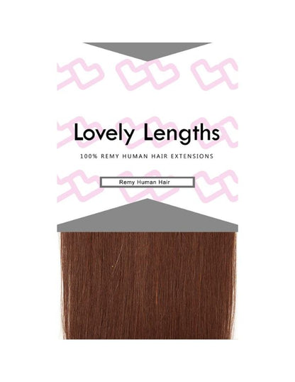 Lovely Lengths Clip-In Extensions 20 Inch 4 Medium Brown