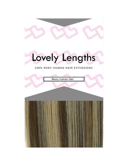 Lovely Lengths Clip-In Extensions 20 Inch 18 Caramel Blonde