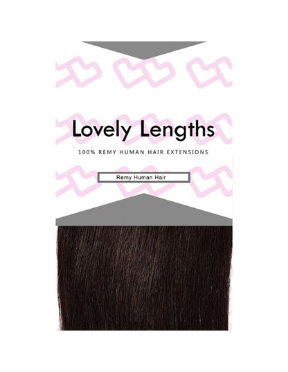 Lovely Lengths Clip-In Extensions 20 Inch 1B Natural Black