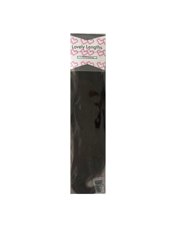 Lovely Lengths Clip-In Extensions 20 Inch 1C Off Black