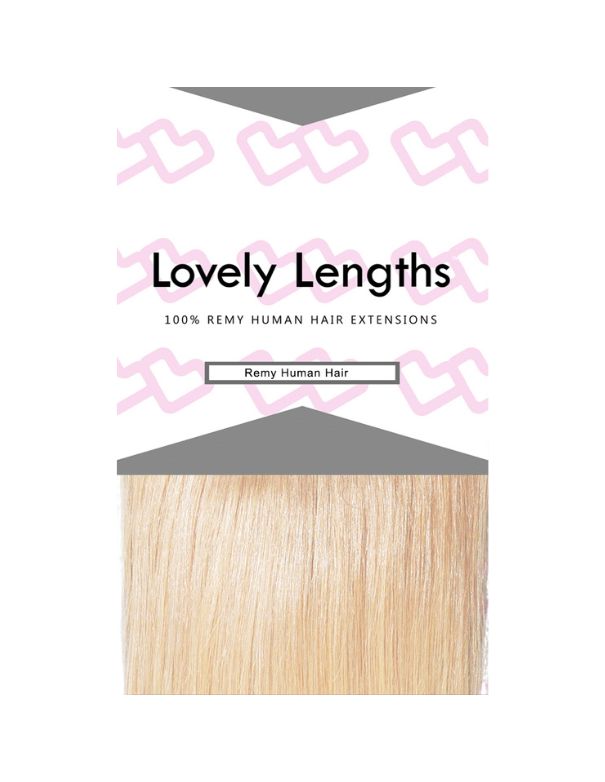 Lovely Lengths Clip-In Extensions 20 Inch 60 Platinum