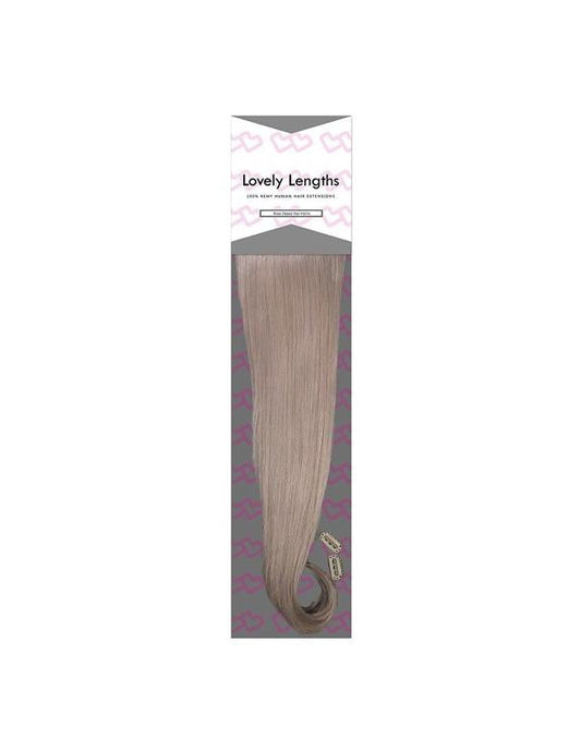 Lovely Lengths Clip-In Extensions 20 Inch Icy Silver