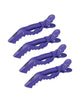 Wet Brush Wet Clips 4 Pack Purple