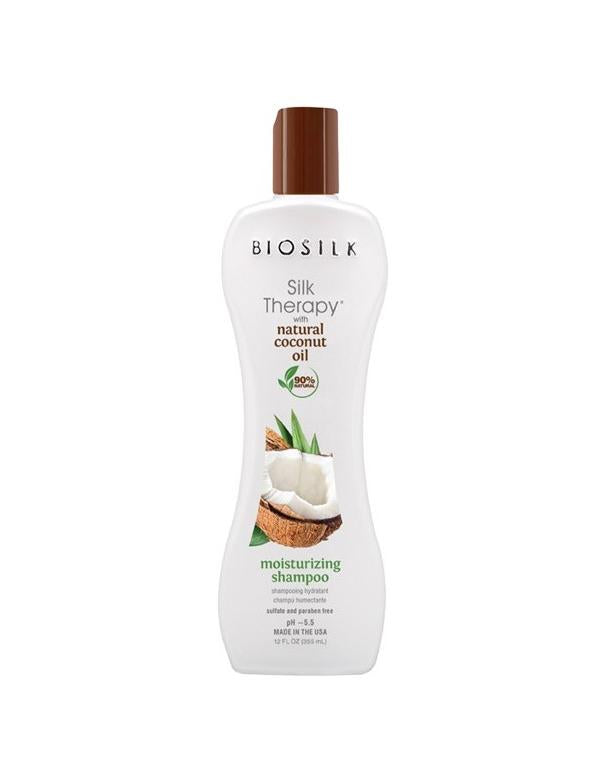 BioSilk Silk Therapy Coconut Oil Moisturizing Shampoo - 355ml