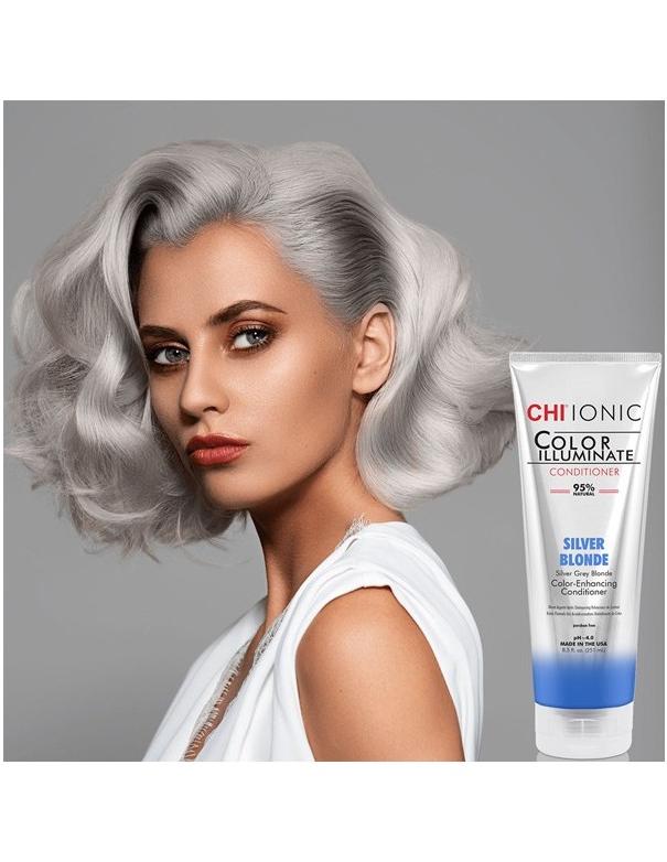 CHI Color Illuminate Silver Blonde Conditioner - 251ml