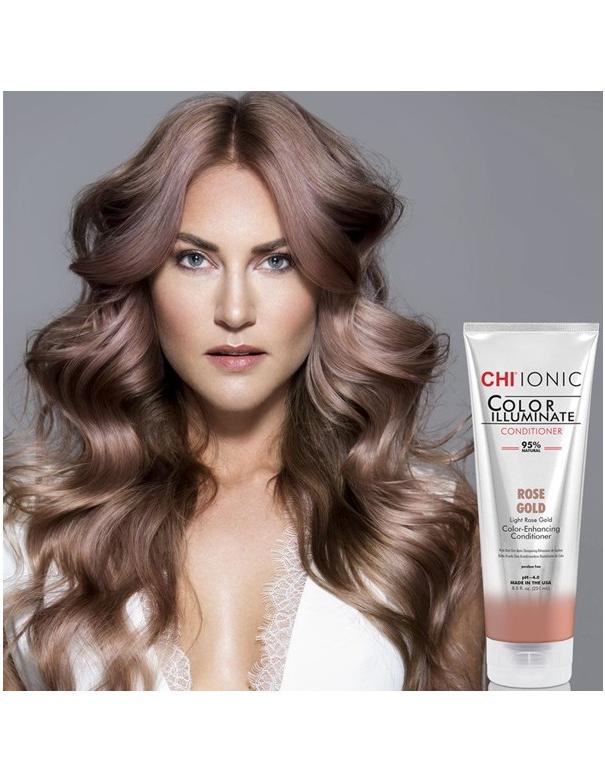 CHI Color Illuminate Rose Gold Conditioner - 251ml