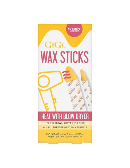 GiGi Wax Sticks 2 Pack - Yellow