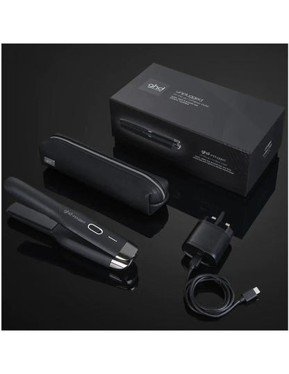 ghd Unplugged Black Styler Black