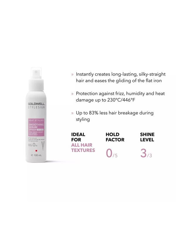 Goldwell StyleSign Heat Styling Smoothing Serum Spray - 100ml