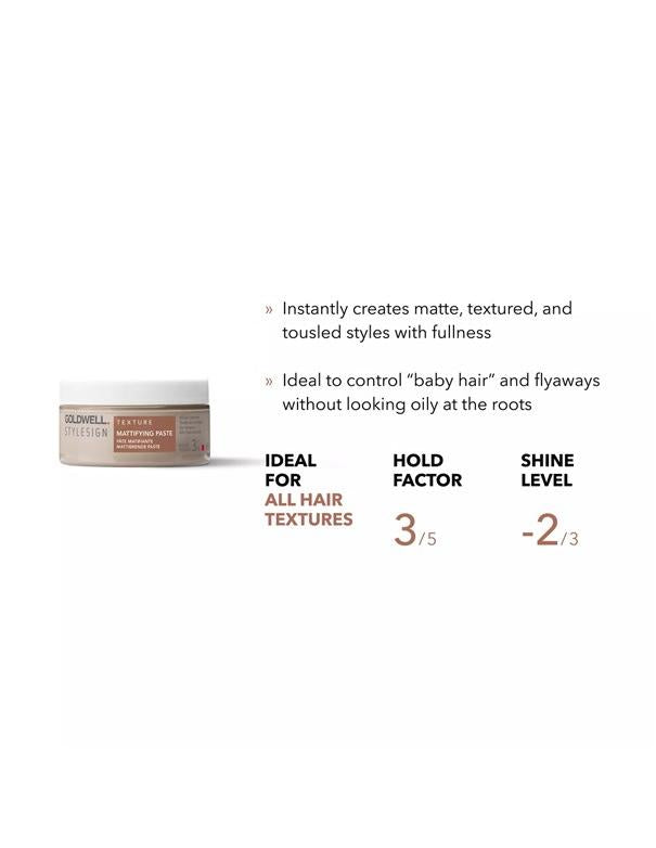 Goldwell StyleSign Texture Mattifying Paste - 100ml