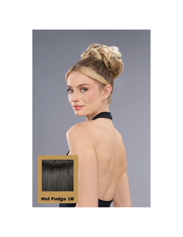 Jon Renau Fun Bun - Hot Fudge 1B