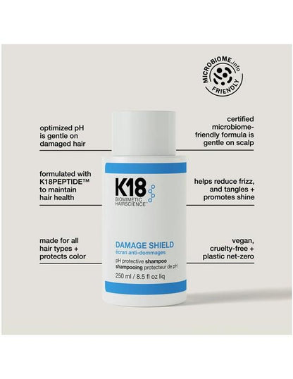 K18 Damage Shield PH Protective Shampoo - 250ml