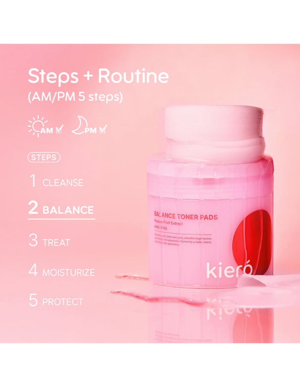 Kiero Balance Toner Pads - 60 pads