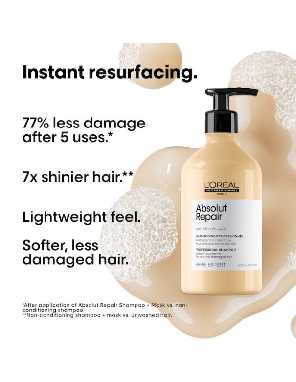 L’Oreal Absolute Repair Shampoo - 300ml