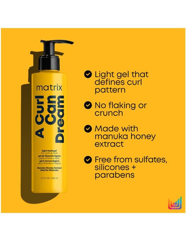 Gel tenue légère Matrix A Curl Can Dream - 200 ml