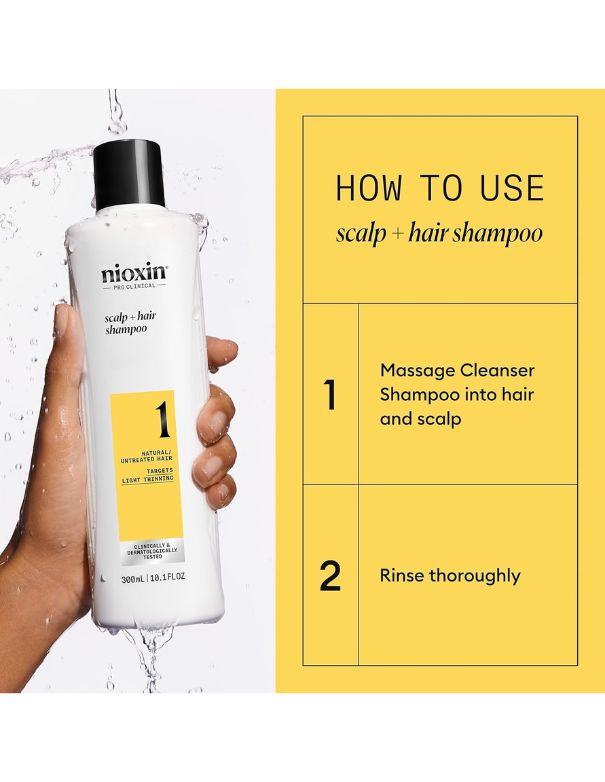 Nioxin System 1 Cleanser - 300ml