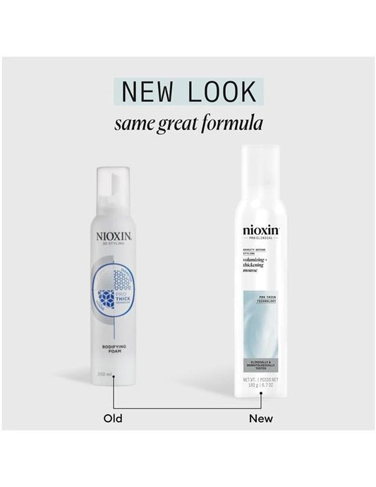 Nioxin Density Defend Styling Volumizing Thickening Mousse - 192g