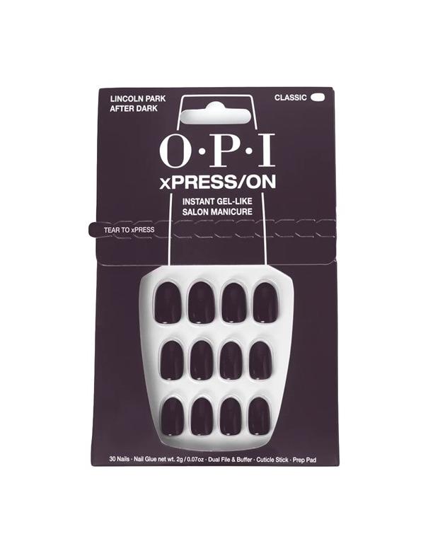 OPI xPRESS-ON Nails Lincoln Park After Dark