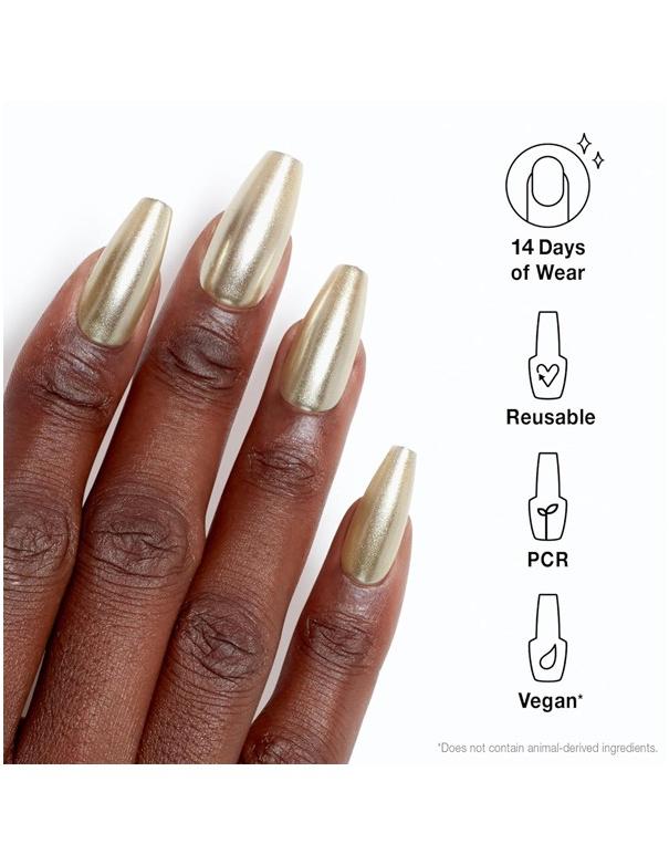 OPI xPRESS-ON Nails Long Break the Gold