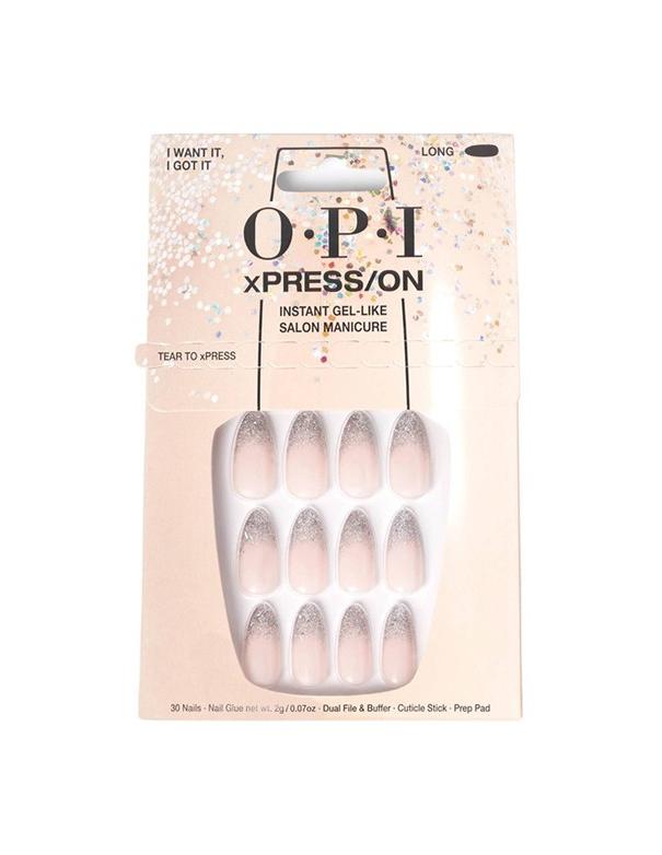 OPI xPRESS/ON Nails Long I Want It I Got It