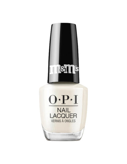 OPI x M&M's White Choco-hot