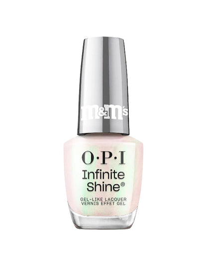 OPI x M&M's Infinite Shine Mmmore to Enjoy