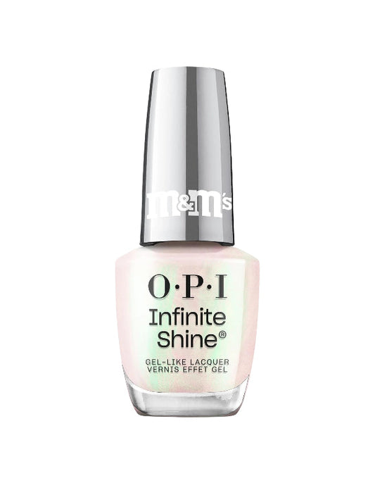 OPI x M&M's Infinite Shine Mmmore to Enjoy