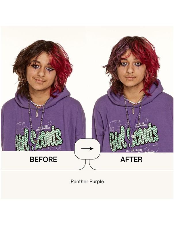 Punky Colour Temporary Hair Color Spray Panther Purple - 100g